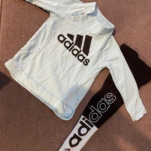 Adidas matching set - Girls size 6X